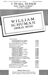 To All to Each SATB choral sheet music cover